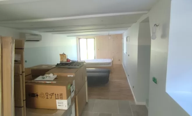 Rénovation complète d'un studio à La Chapelle , Albertville, FOURNIER MULTISERVICES